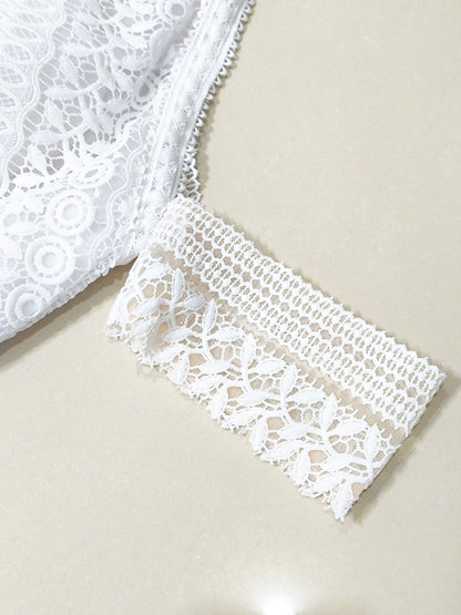 Onbely robe de mariée princesse broderie anglaise satin licou