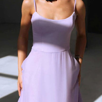 Onbely robe longue bustier à fines brides avec volants, élégante et douce pour cocktail et bal de promo