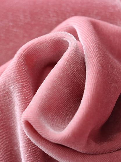 Onbely robe longue velours fendu le côté - onbely