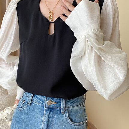 Onbely hauts mode manches gigot pour femme - onbely