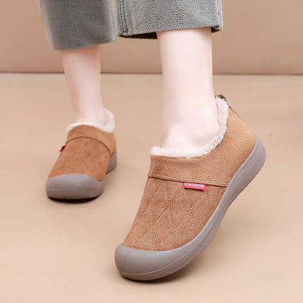 Women's Orthopaedic Wide Fit Slipper Boots | Anti-Slip Warm Fleece